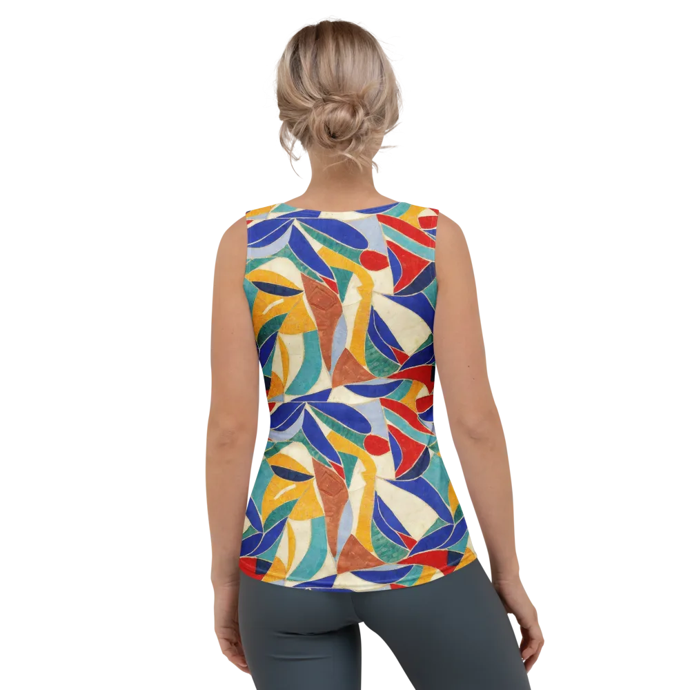 Mosaic Riptide on Women's Tank Top — Back