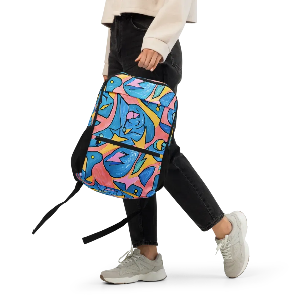 Pop Tide on Utility Backpack — Front