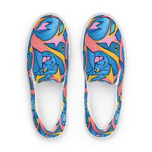 Pop Tide on a Women's Slip-On Canvas Shoes