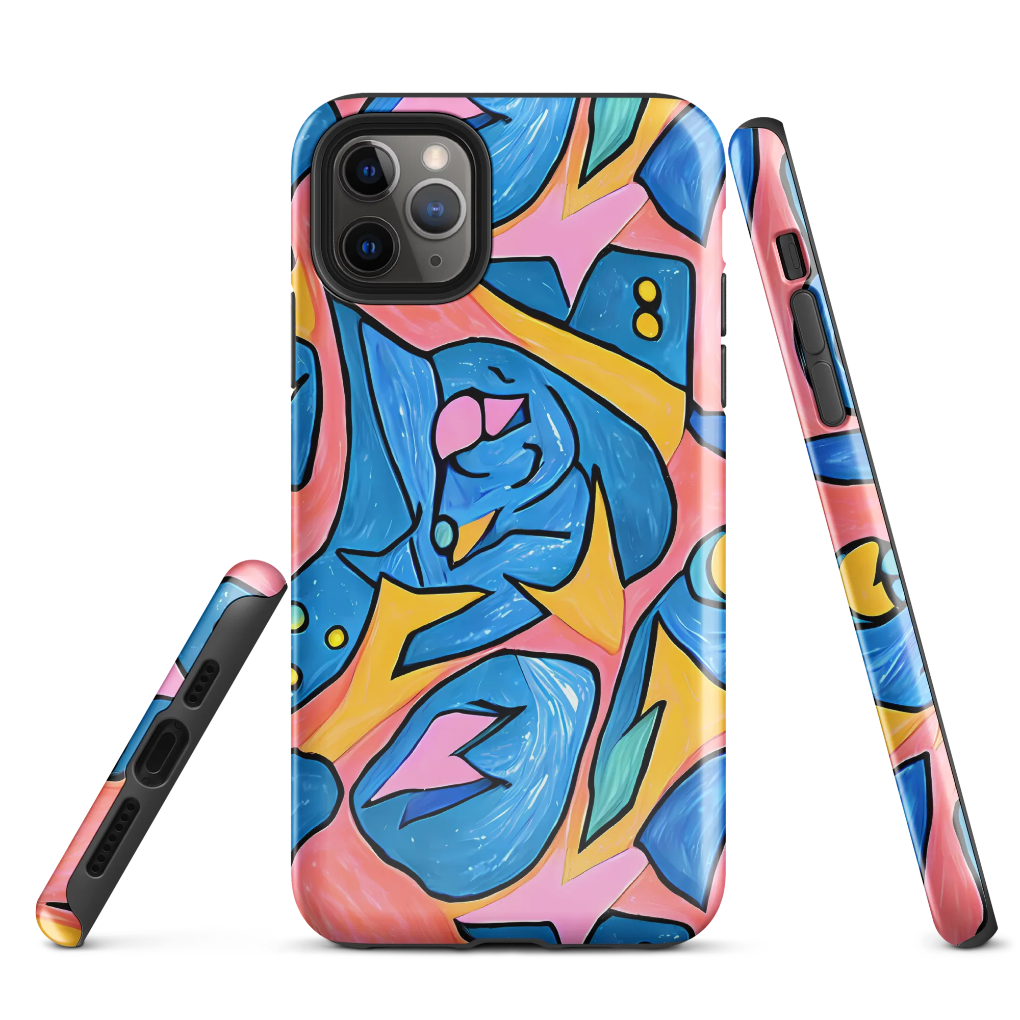 Pop Tide on Tough Case for iPhone® — Front
