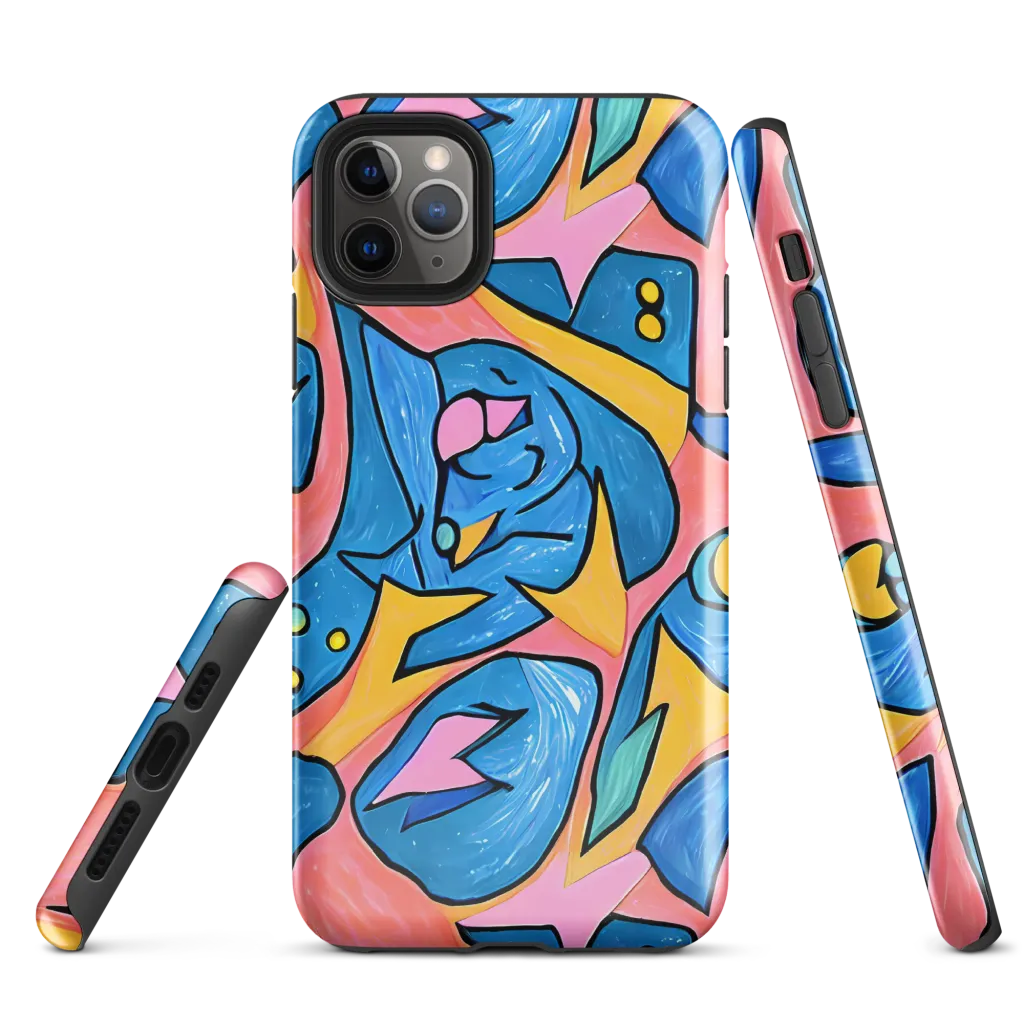 Pop Tide on Tough Case for iPhone® — Front