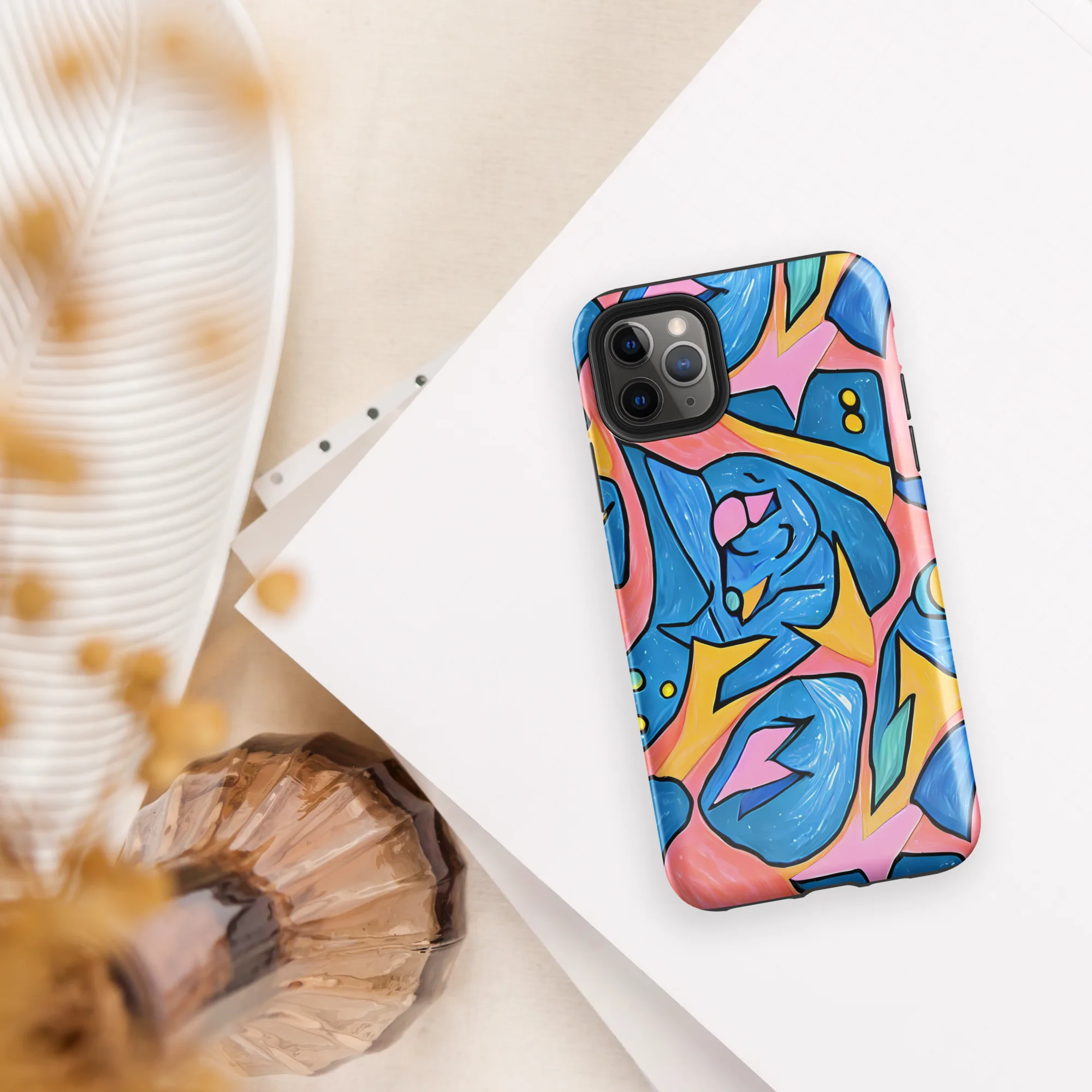 Pop Tide on Tough Case for iPhone® — Front