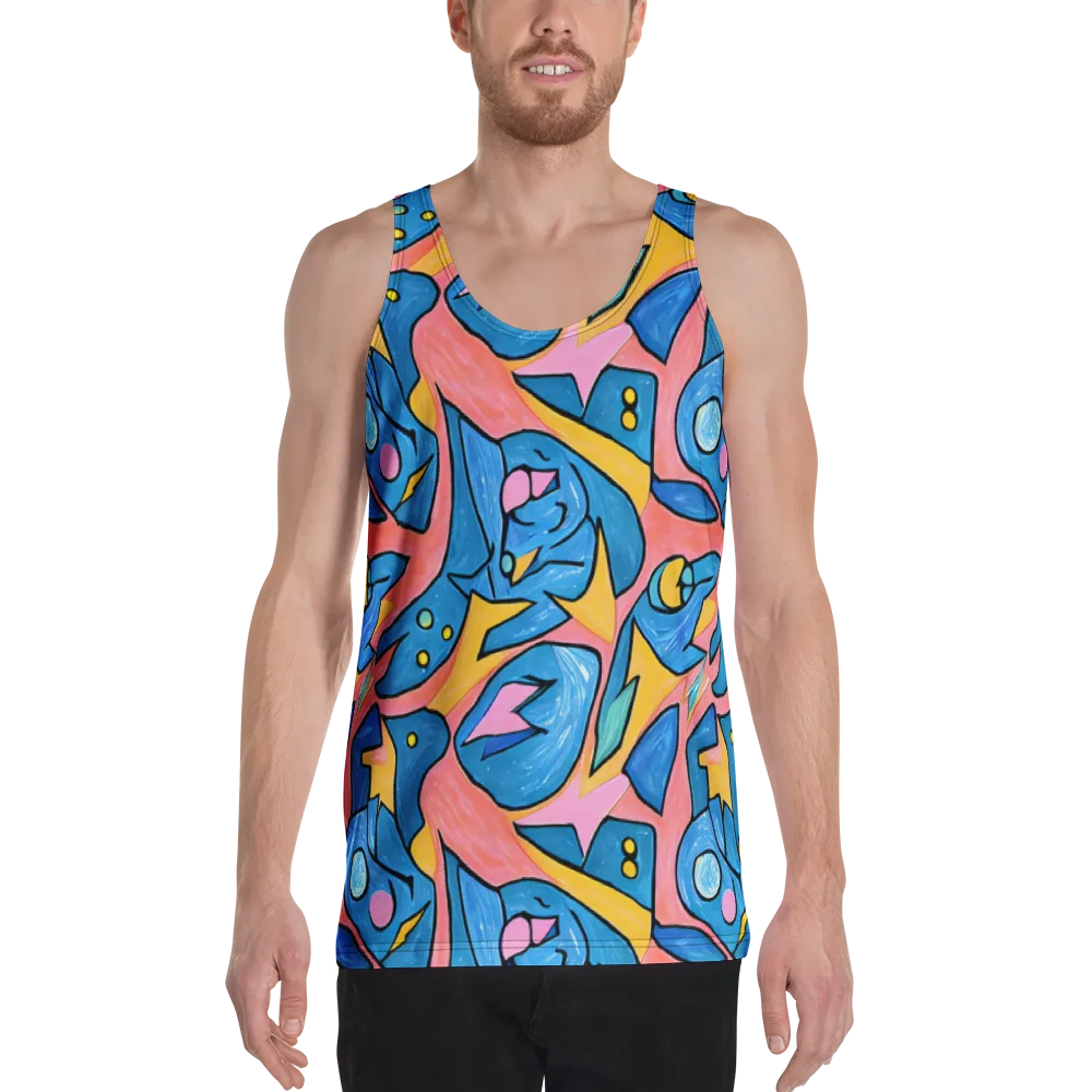 Pop Tide on Men's Tank Top — Front