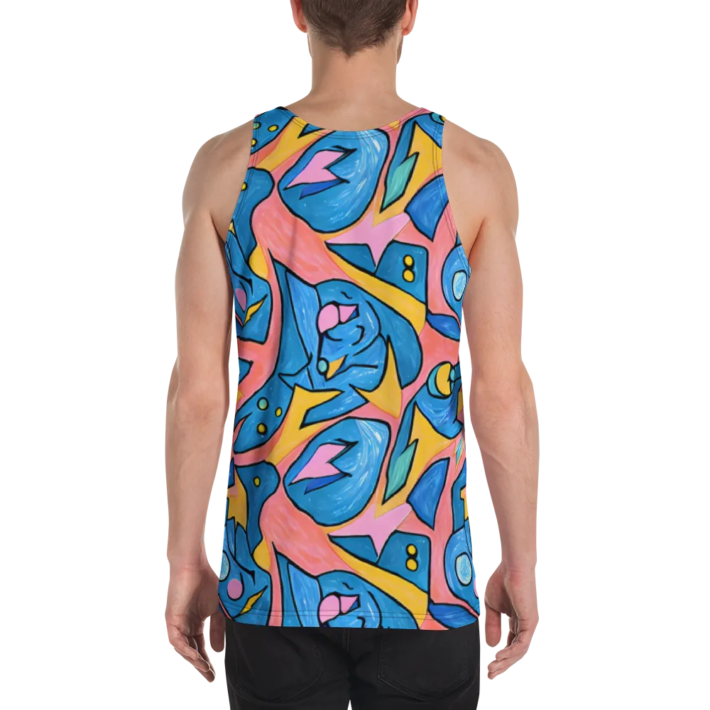 Pop Tide on Men's Tank Top — Back