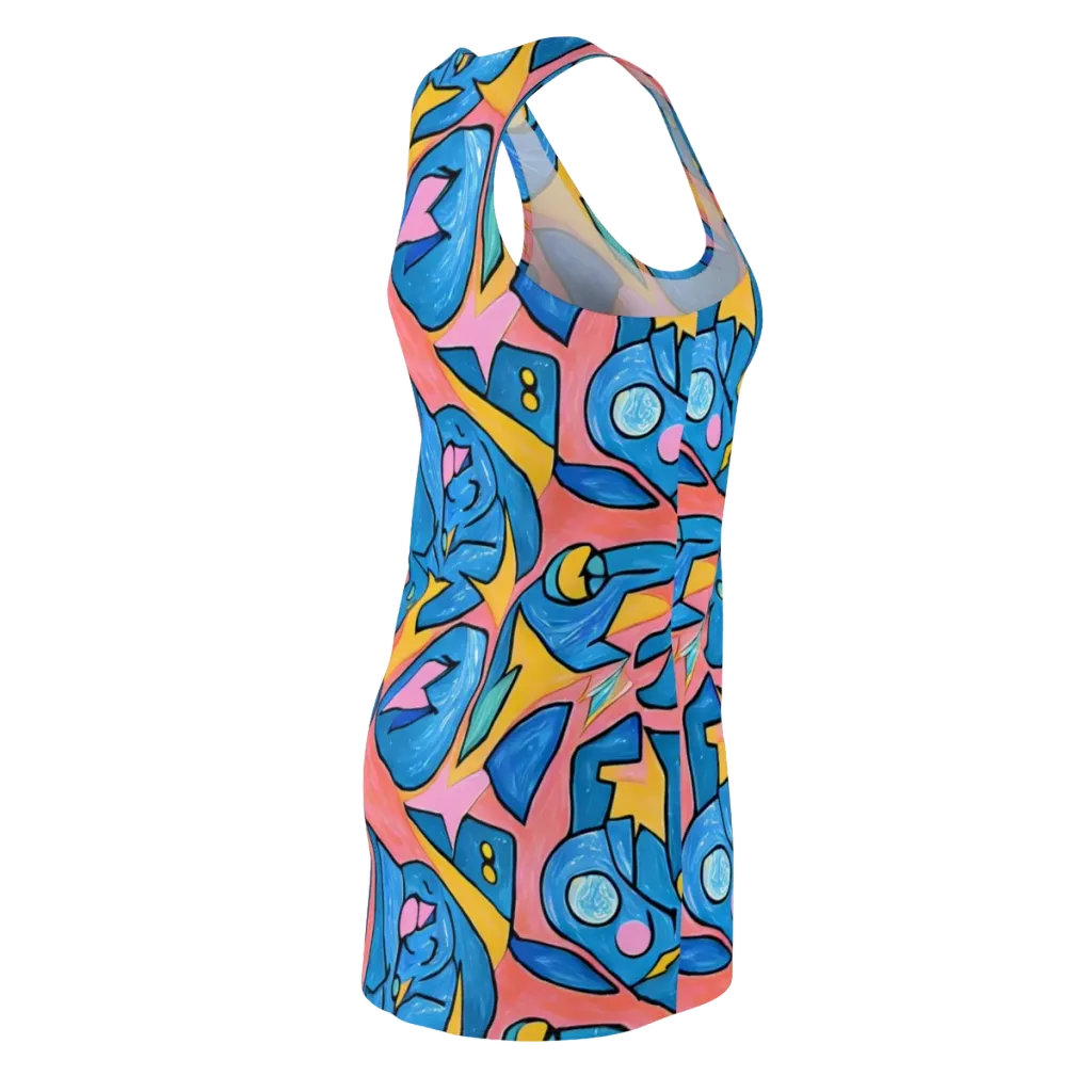 Pop Tide on Racerback Dress — Back Side