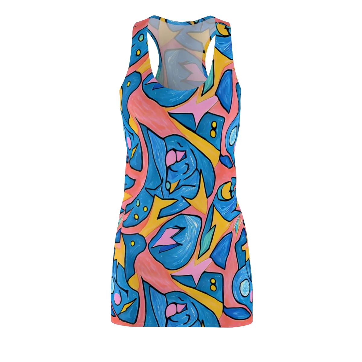 Pop Tide on Racerback Dress — Front