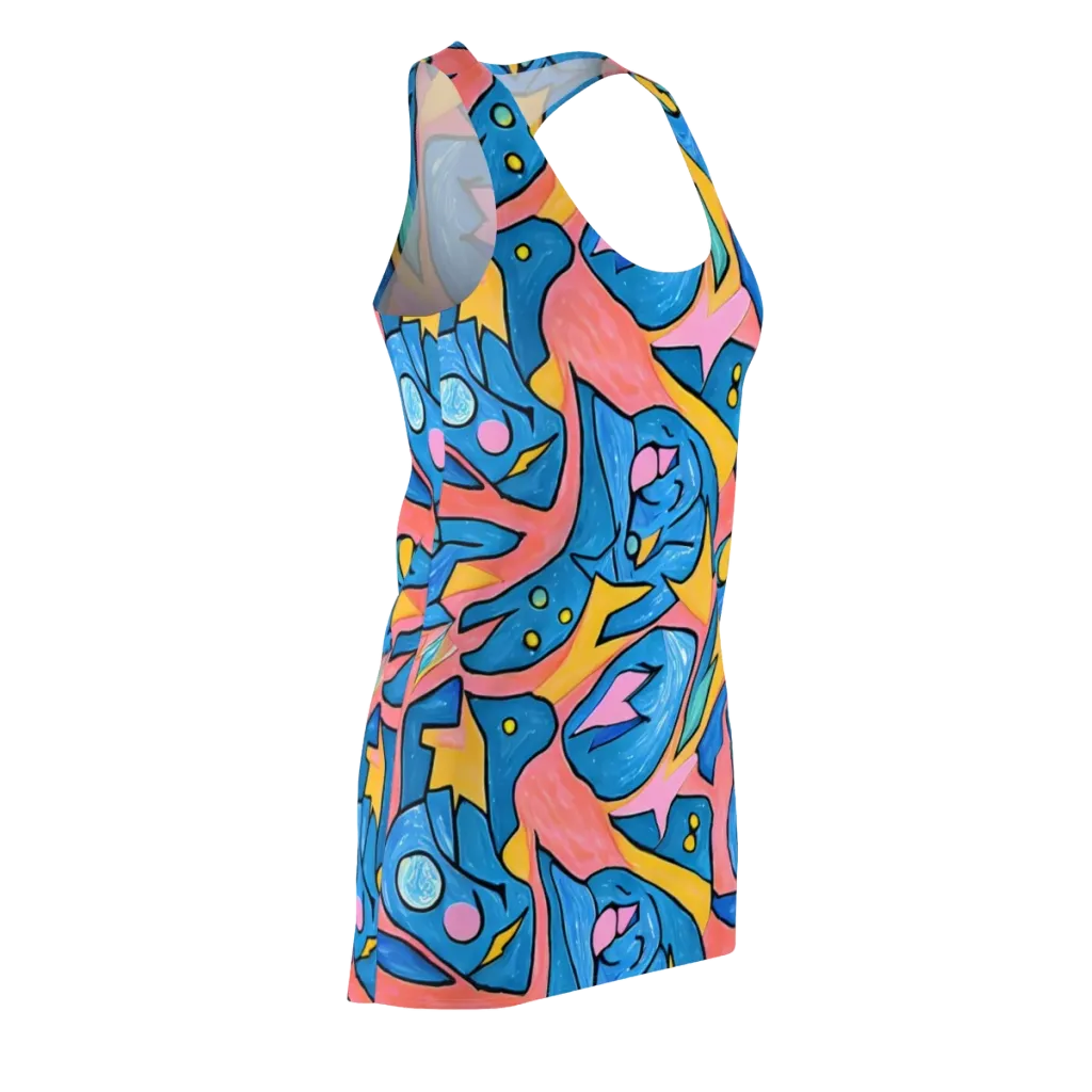 Pop Tide on Racerback Dress — Front Side