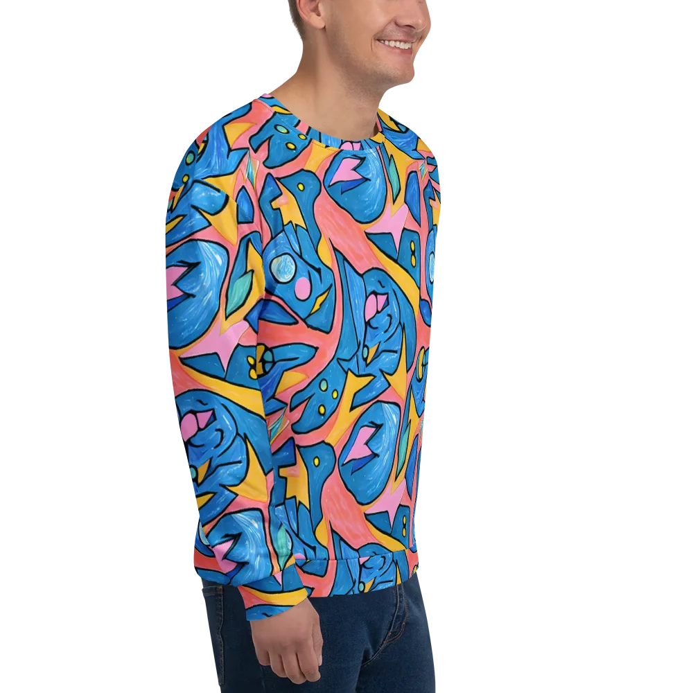Pop Tide on Sweatshirt — Right Front