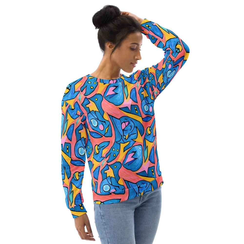 Pop Tide on Sweatshirt — Right Front