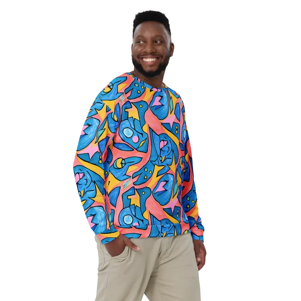 Pop Tide on Sweatshirt — Front