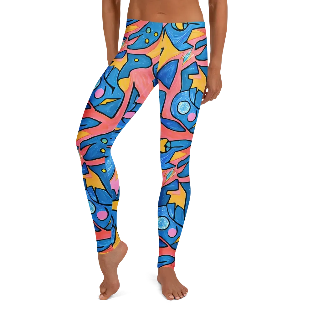 Pop Tide on Leggings — Front