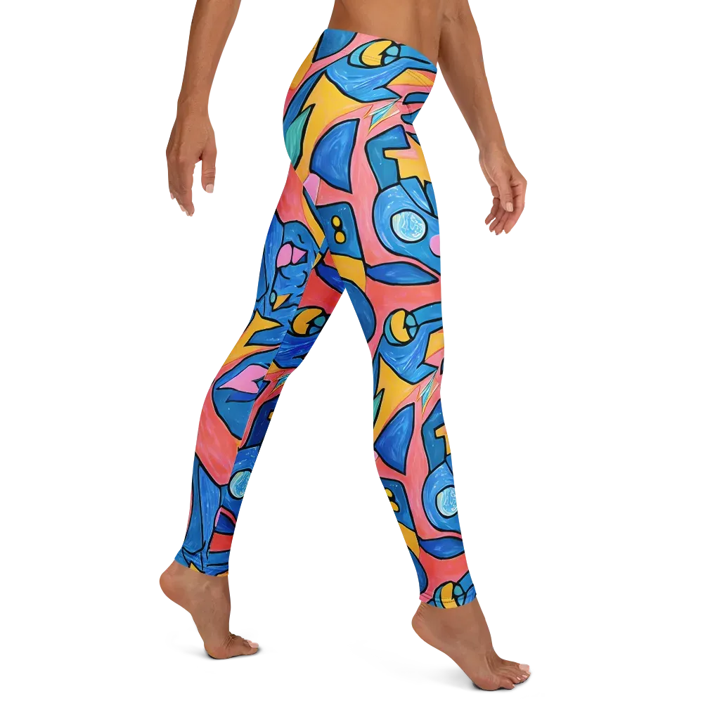 Pop Tide on Leggings — Right