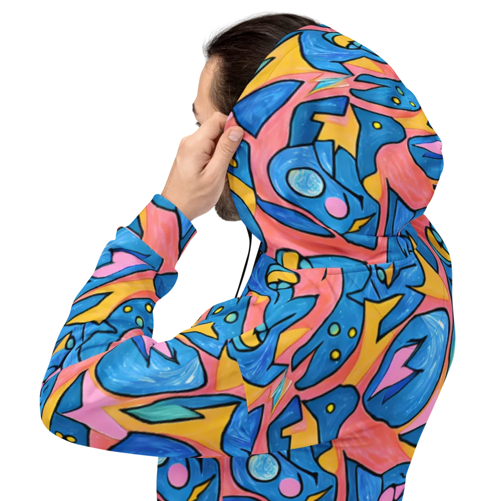 Pop Tide on Hoodie — Back