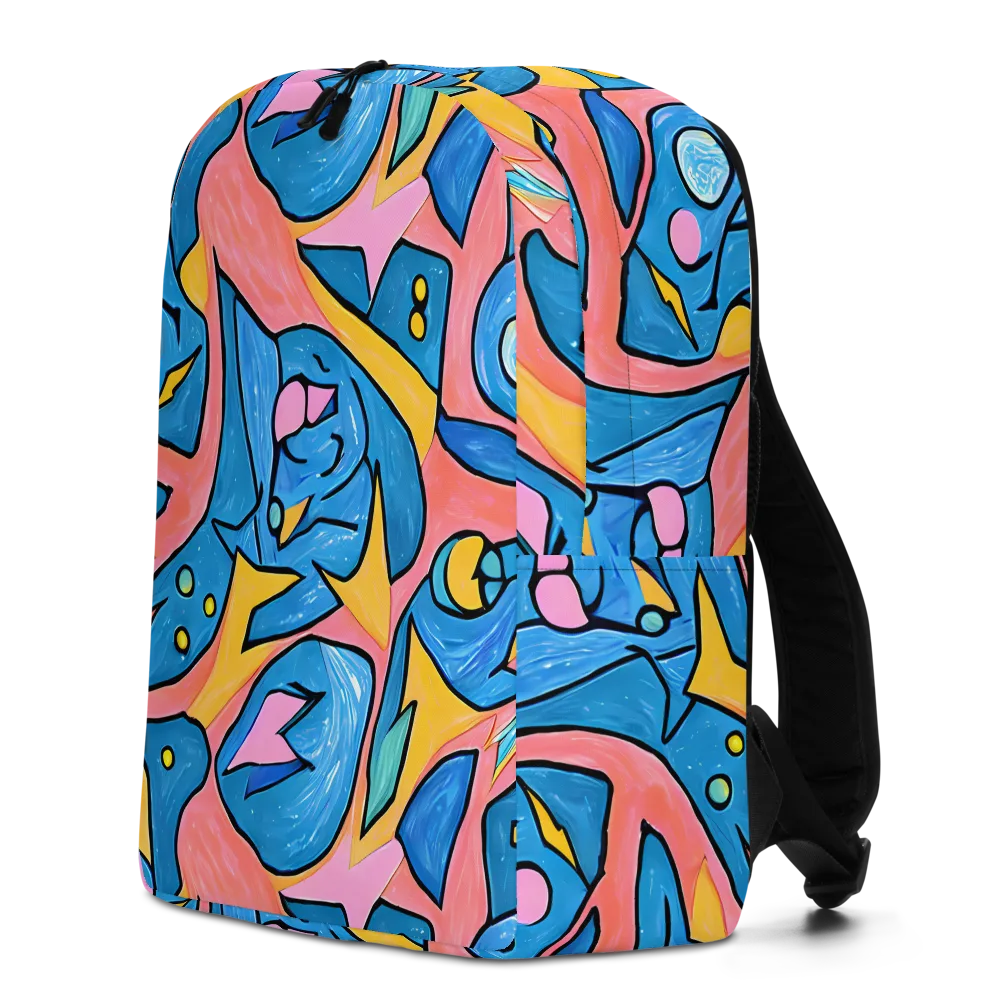 Pop Tide on Minimalist Backpack — Left