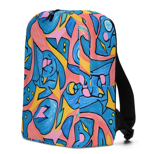 Pop Tide on a Minimalist Backpack