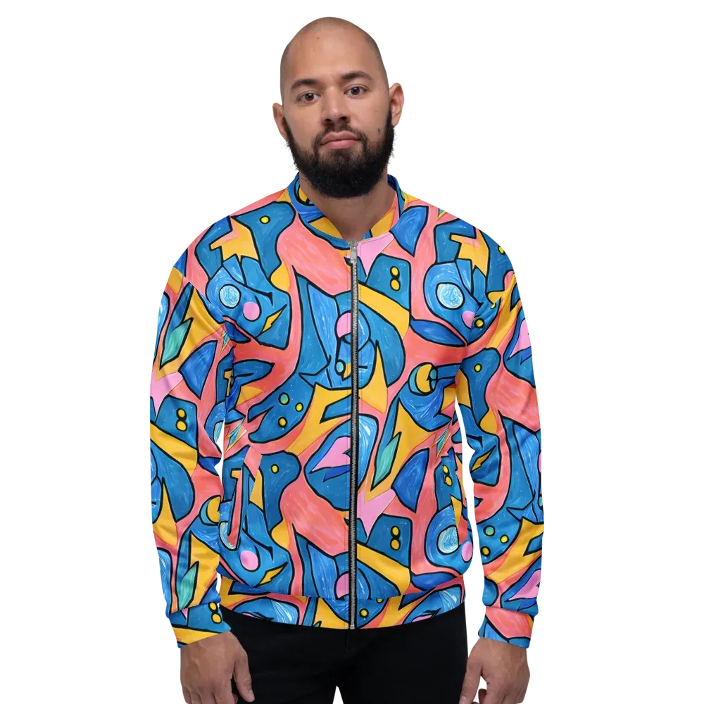 Pop Tide on Bomber Jacket — Front