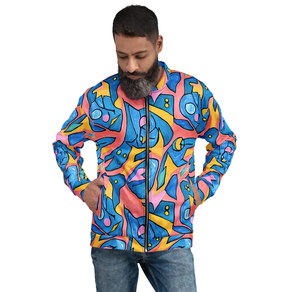 Pop Tide on Bomber Jacket — Front