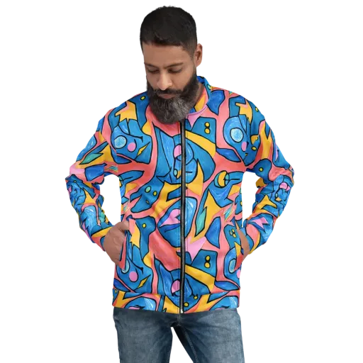 Pop Tide on a Bomber Jacket