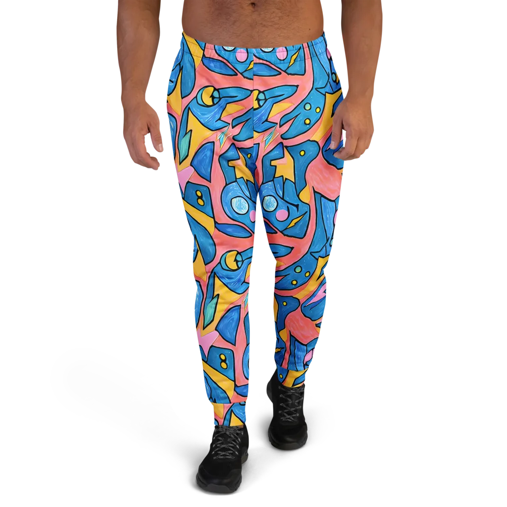 Pop Tide on Men's Joggers — Front