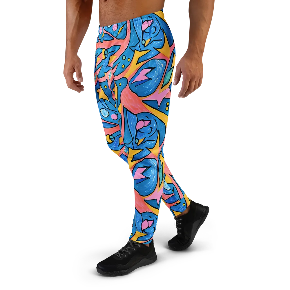 Pop Tide on Men's Joggers — Left