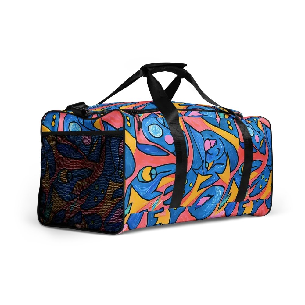 Pop Tide on Duffle Bag — Right Front