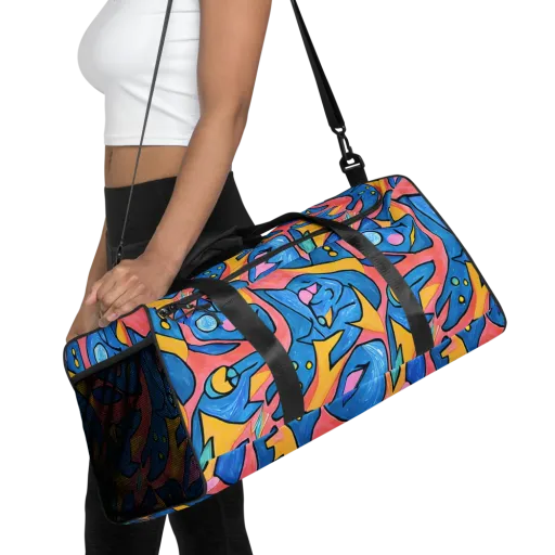 Pop Tide on a Duffle Bag