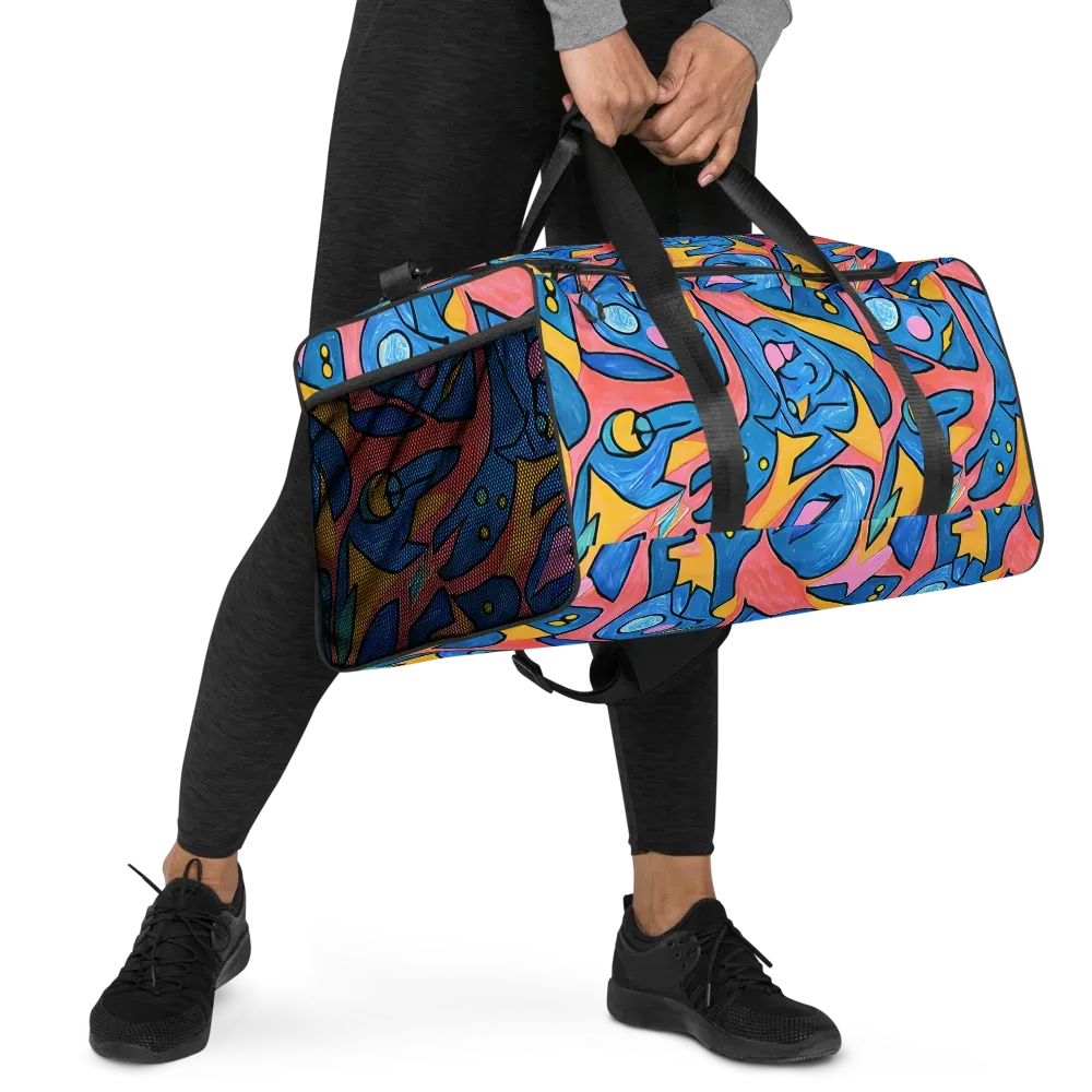Pop Tide on Duffle Bag — Right Front
