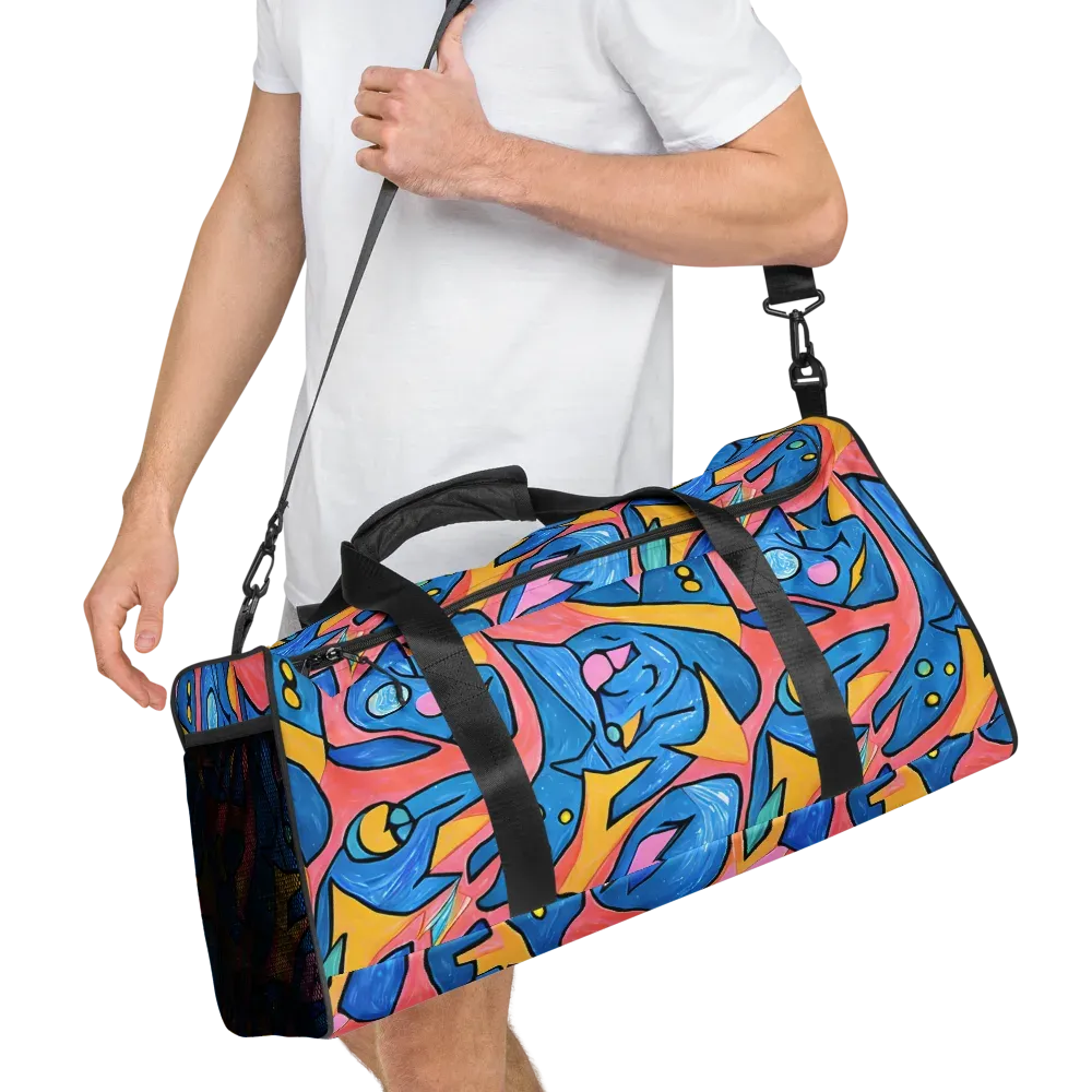 Pop Tide on Duffle Bag — Right Front