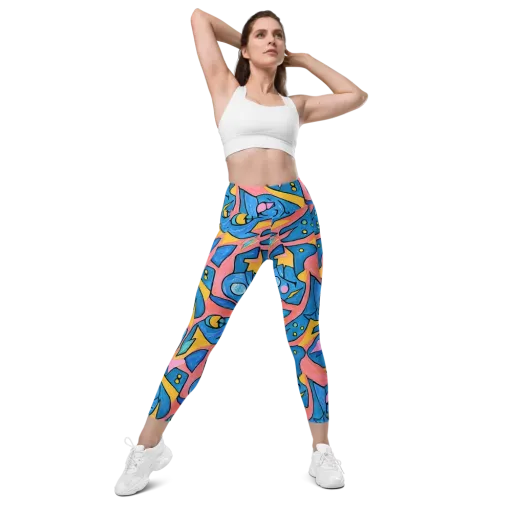 Pop Tide on a Leggings with Pockets