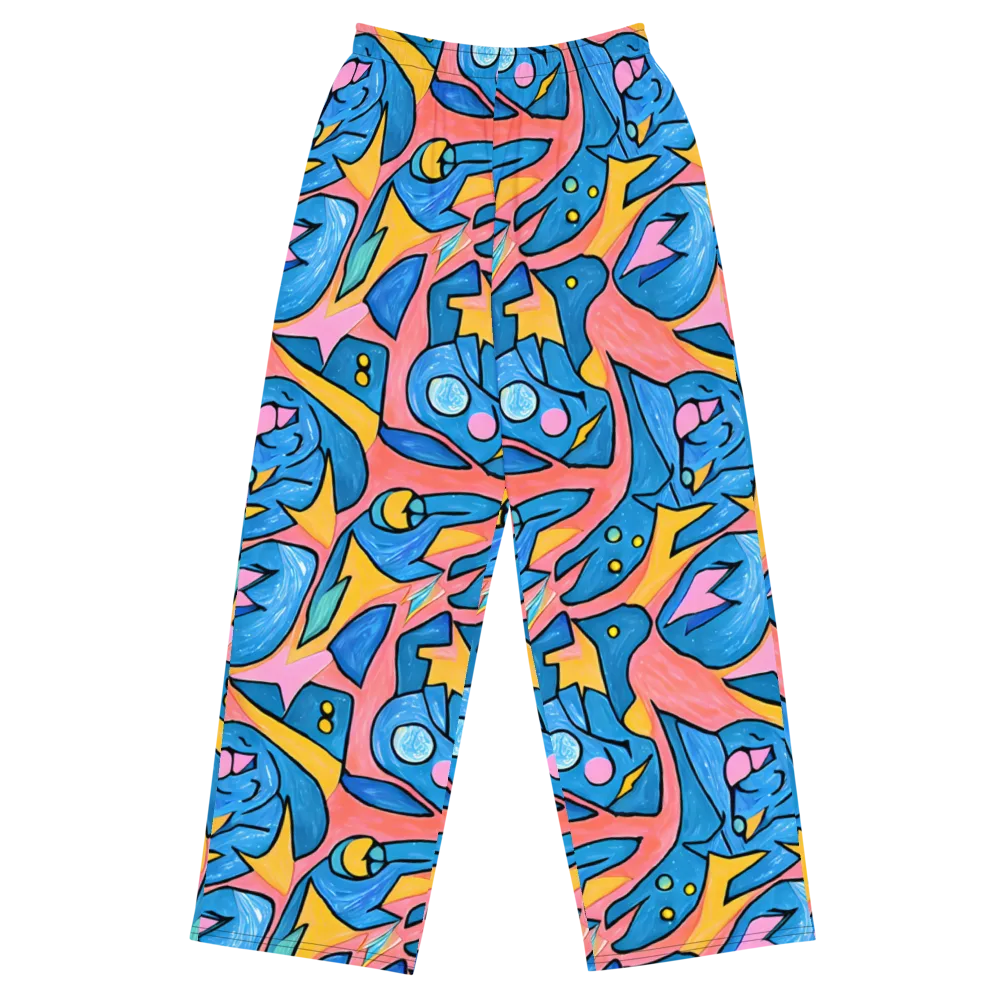 Pop Tide on Wide-Leg Pants — Front