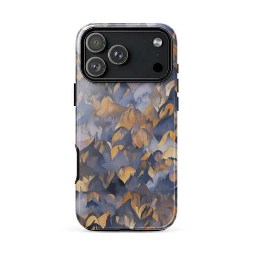 Indigo Petal Drift on a Tough Case for iPhone®