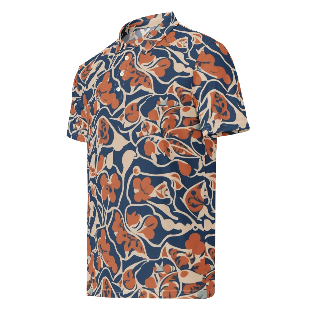 Sienna Bloom on Men's Slim Fit Polo Shirt — Left Front