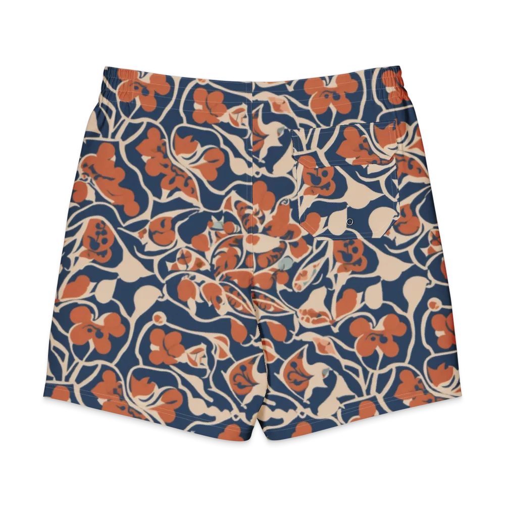 Sienna Bloom on Men's Board Shorts — Back