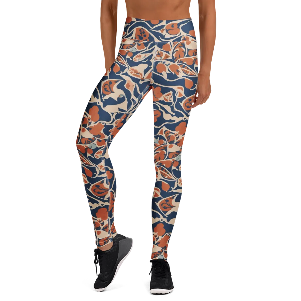 Sienna Bloom on Yoga Leggings — Front