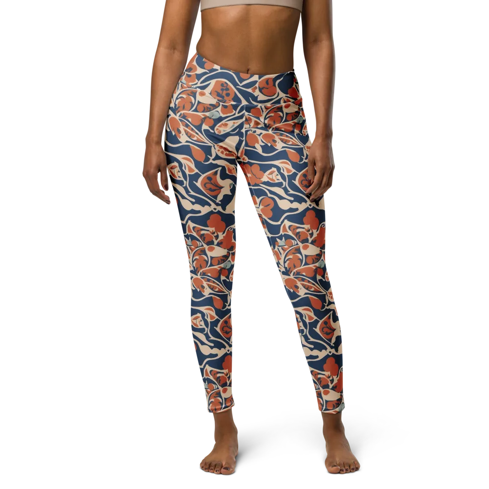 Sienna Bloom on Yoga Leggings — Front