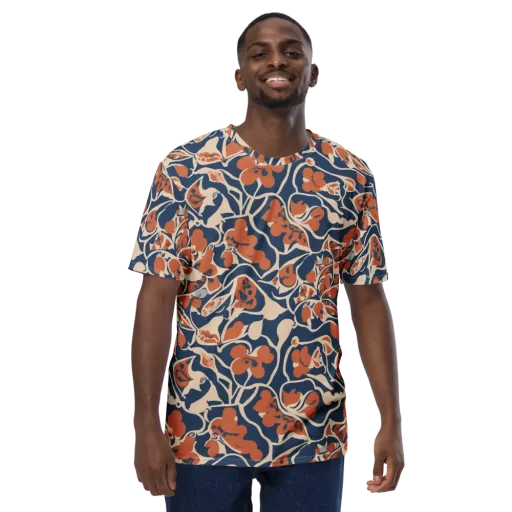 Sienna Bloom on a Men's Crew Neck T-Shirt