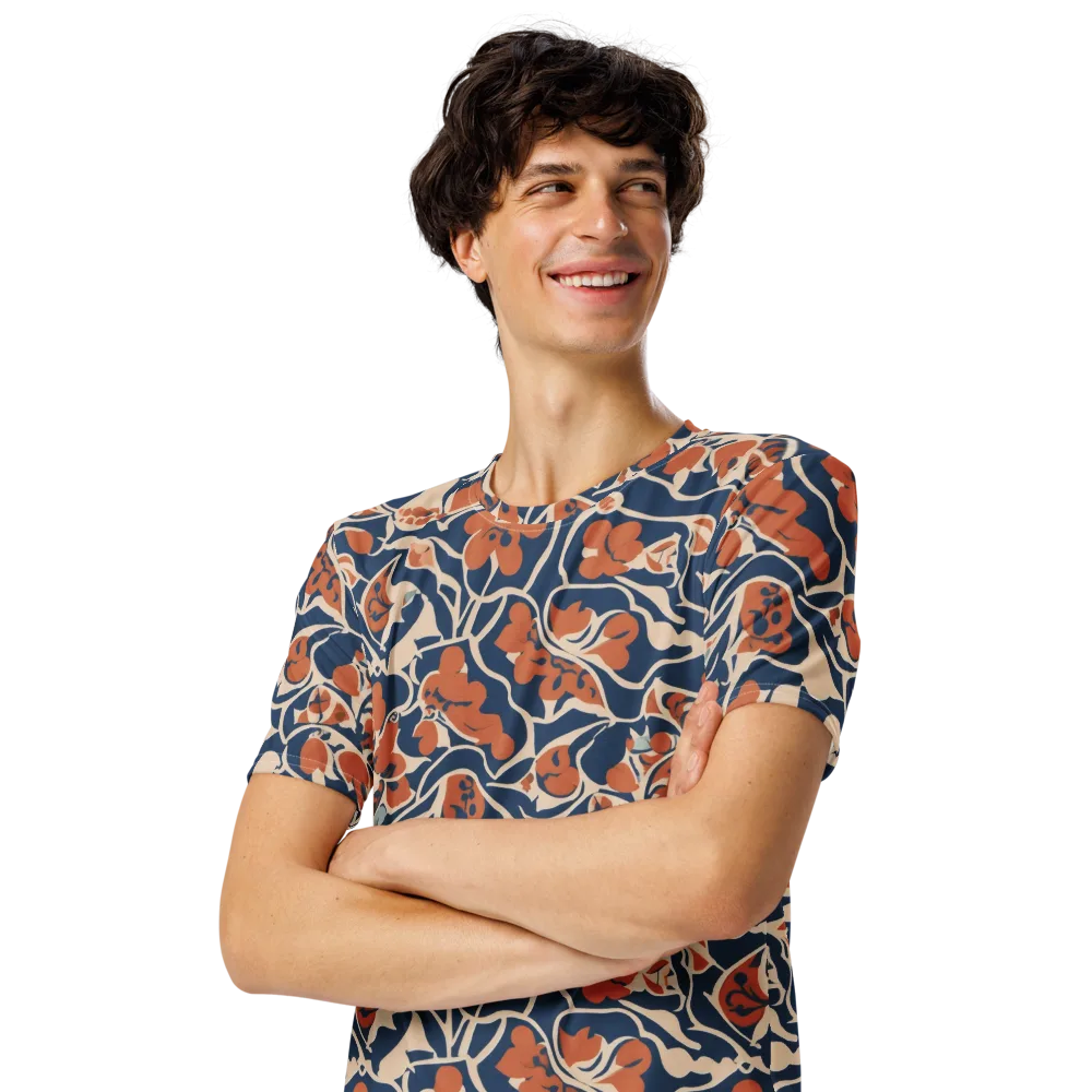 Sienna Bloom on Men's Crew Neck T-Shirt — Left Front