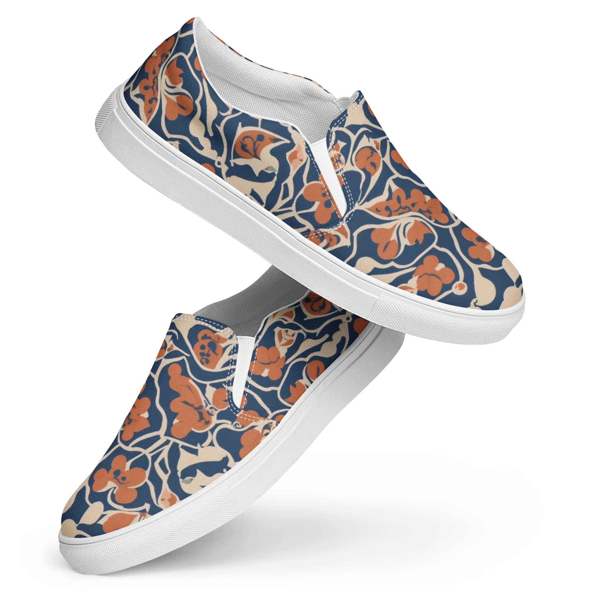 Sienna Bloom on Women's Slip-On Canvas Shoes — Front