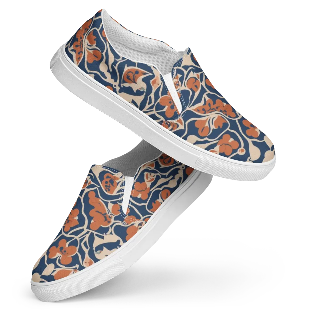 Sienna Bloom on Women's Slip-On Canvas Shoes — Front