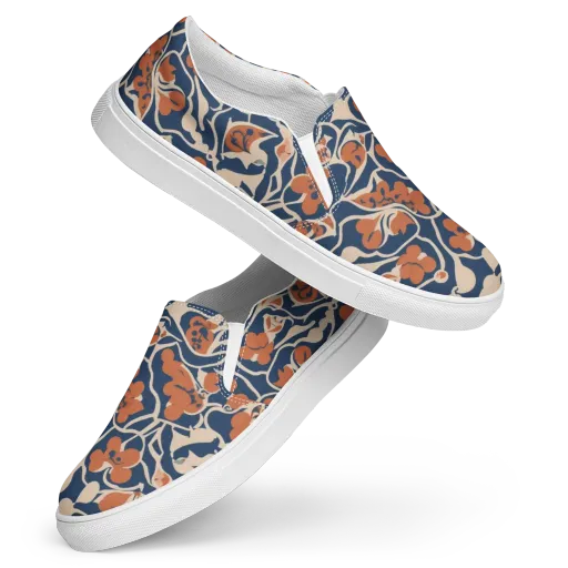 Sienna Bloom on a Women's Slip-On Canvas Shoes