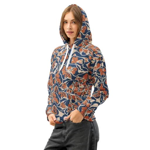 Sienna Bloom on a Cotton Hoodie
