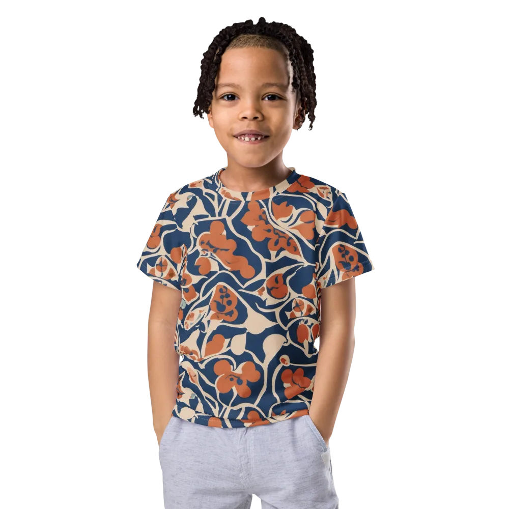 Sienna Bloom on Kids Crew Neck T-Shirt — Front