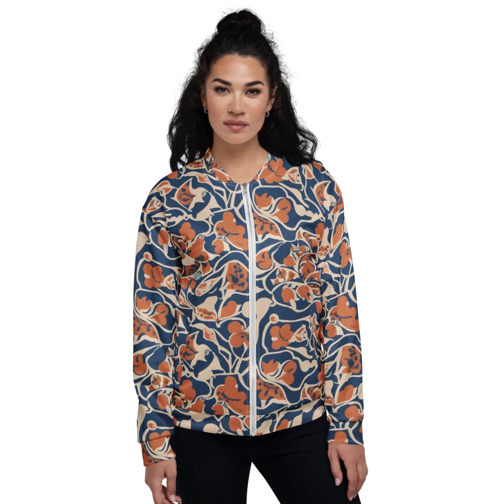 Sienna Bloom on Bomber Jacket — Front