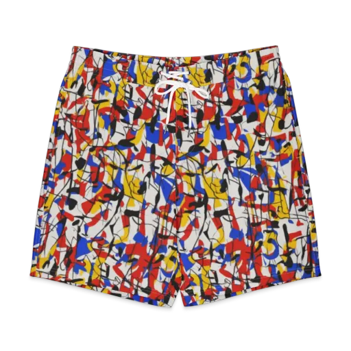 Chromatic Tangent on a Men's Board Shorts