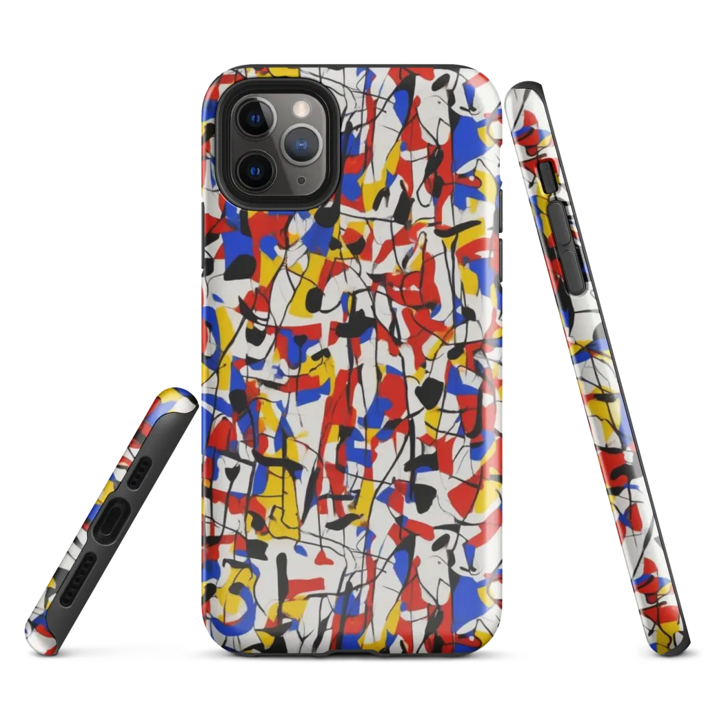 Chromatic Tangent on Tough Case for iPhone® — Front