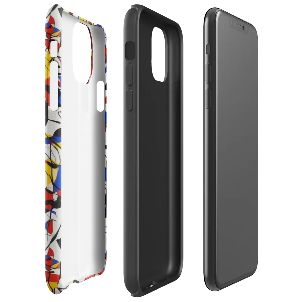 Chromatic Tangent on Tough Case for iPhone® — Right