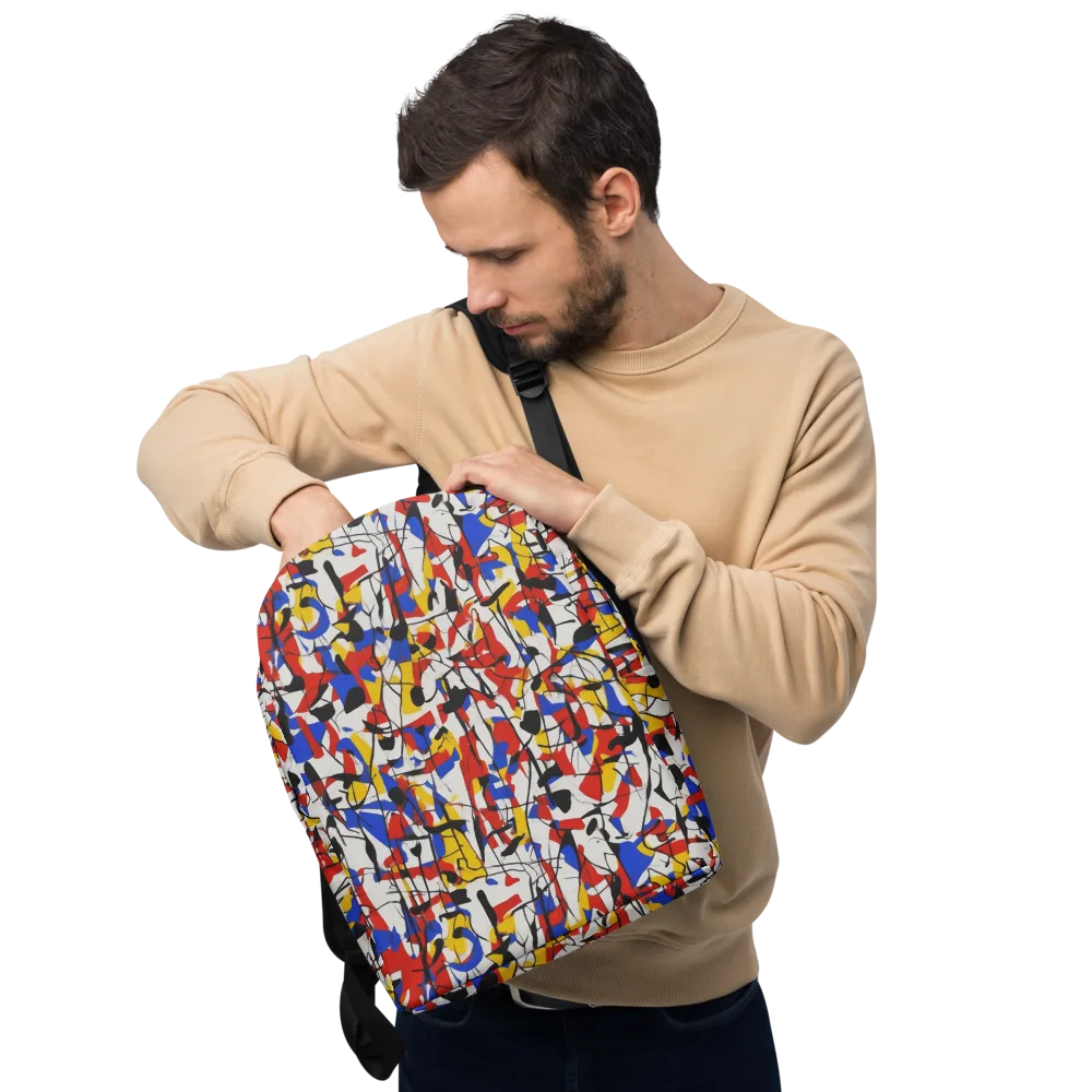 Chromatic Tangent on Minimalist Backpack — Front