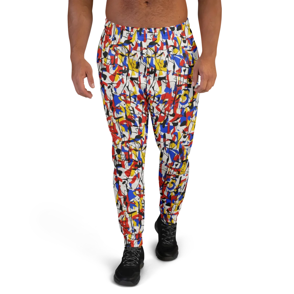 Chromatic Tangent on Men's Joggers — Front