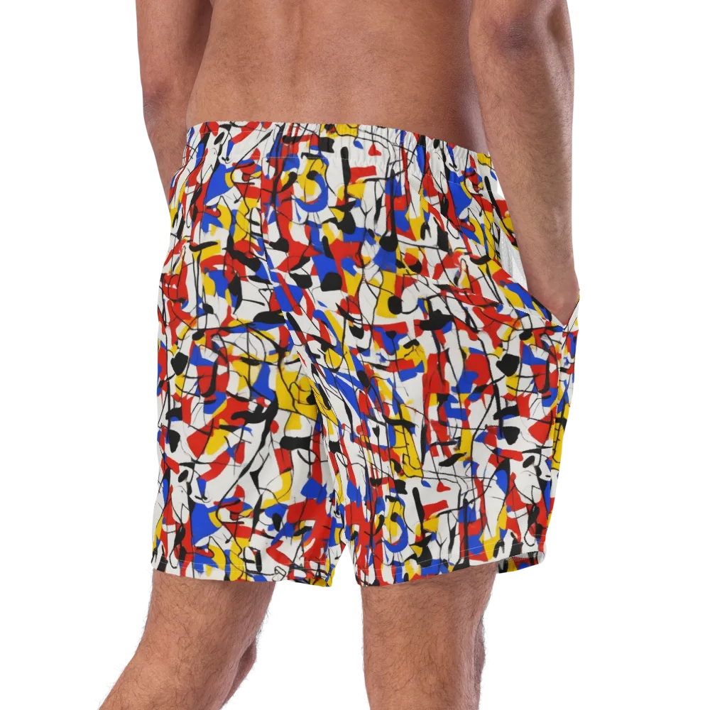 Chromatic Tangent on Swim Trunks — Right Back
