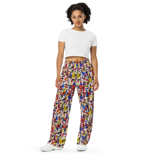 Chromatic Tangent on a Wide-Leg Pants